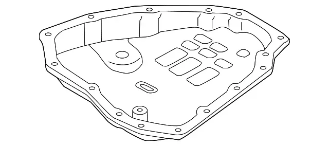 Genuine Nissan Transmission Oil Pan 31390-3MX0A