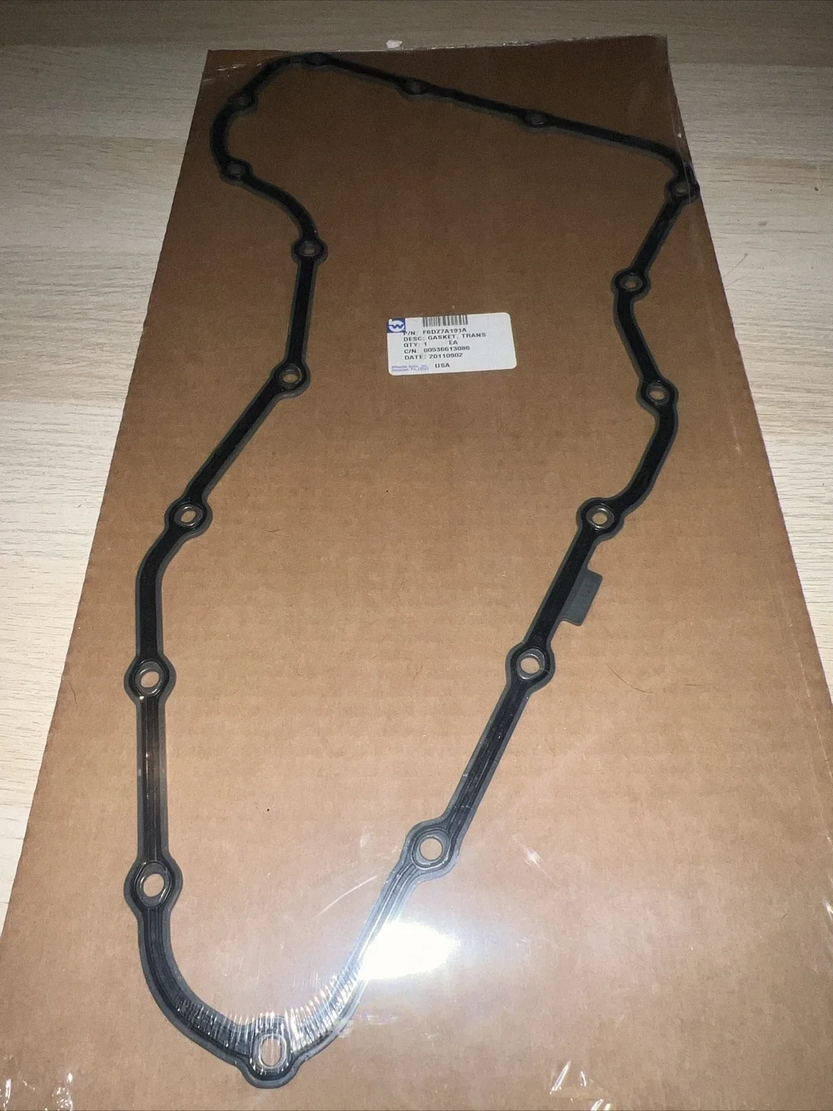 Transmission Oil Pan Gasket F6DZ7A191A image 2