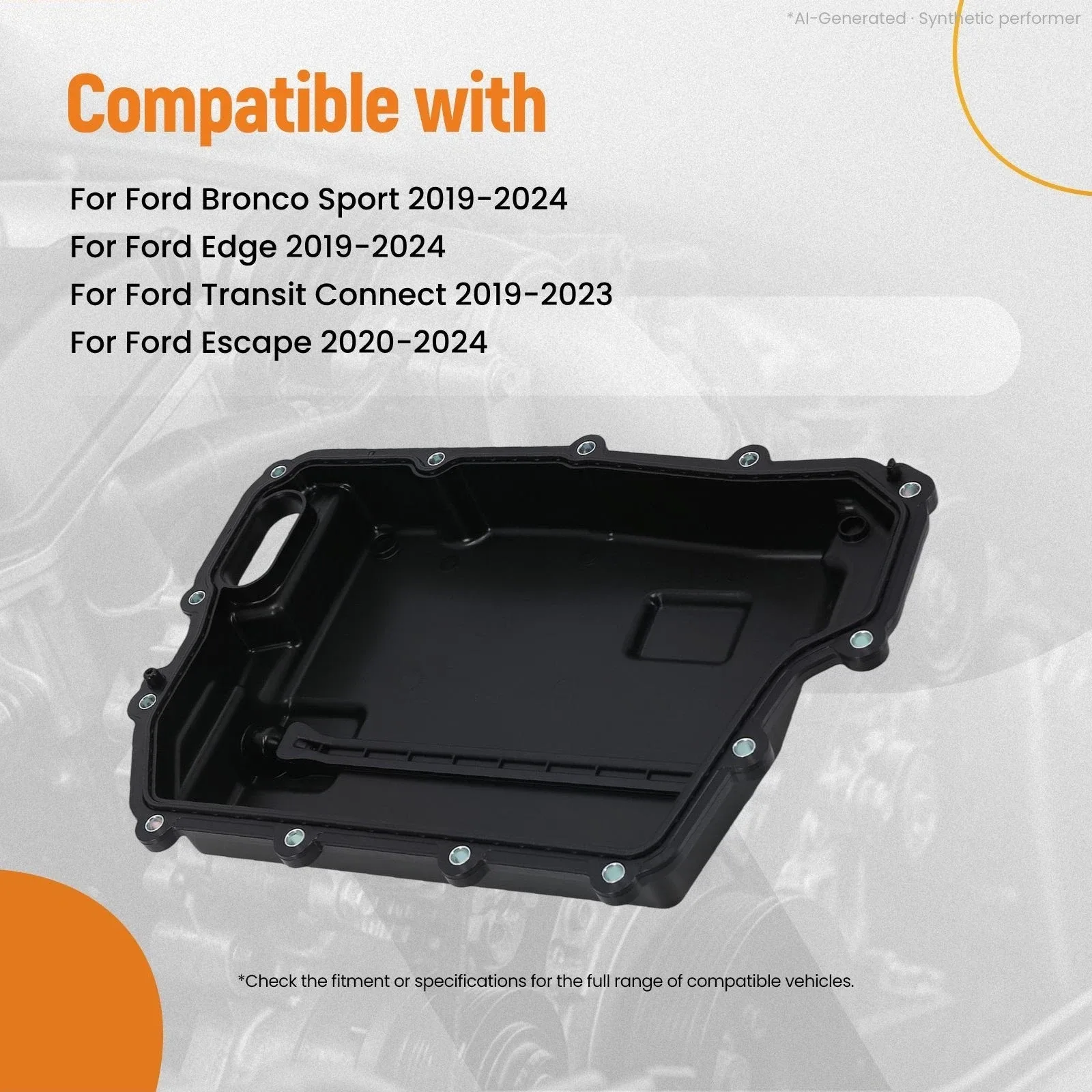 Auto Trans Pan for Ford Bronco Sport Escape Edge 2019-2024 JM5Z7G004A image 2