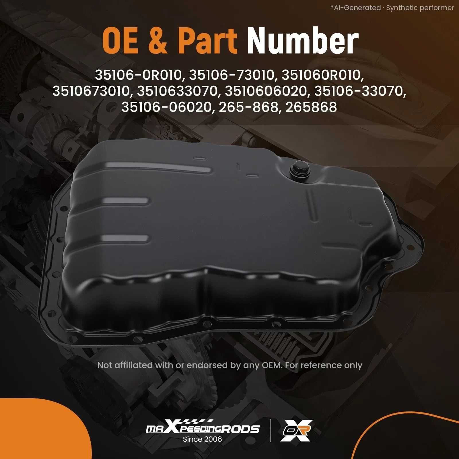 Auto Trans Pan for Toyota Venza 2.7L 3510673010 Highlander 2009-2015 35106-0R010 image 4