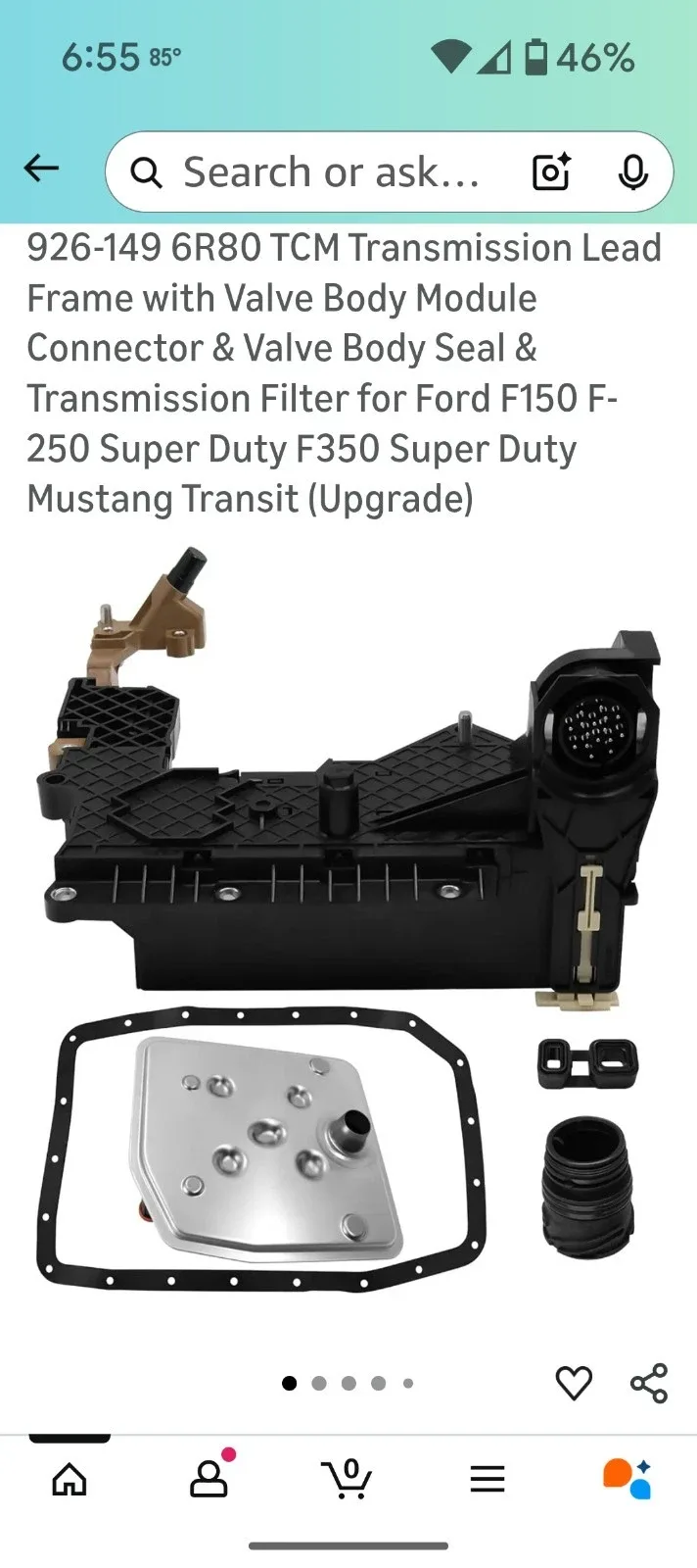 Valve Body Frame with Module Connector & Seal - Unbranded
