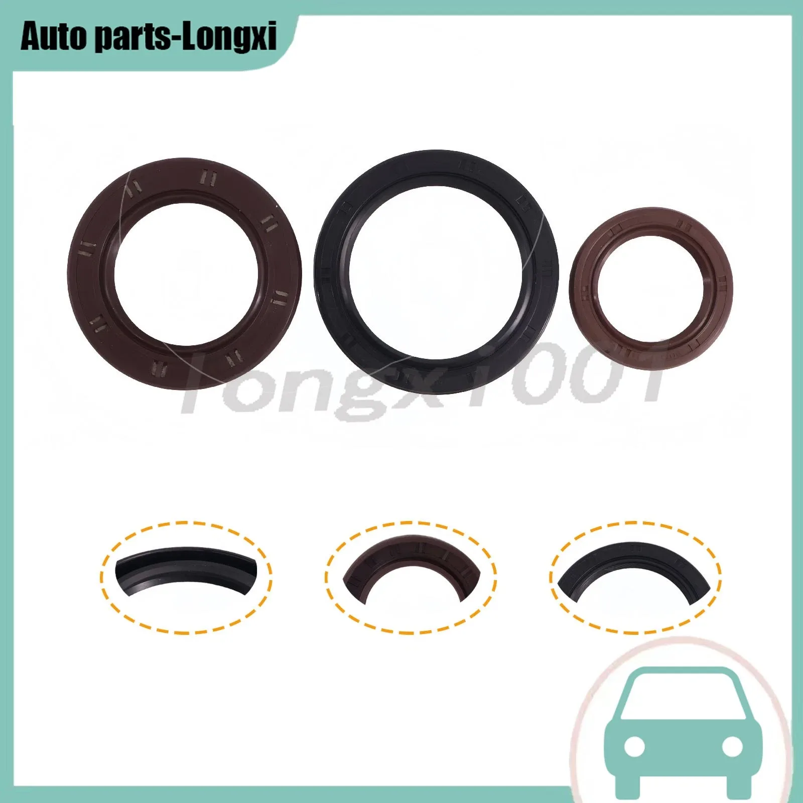 3PC Transmission Seal For Hyundai Santa Fe Tucson KIA Sorento 4WD 2012-2017