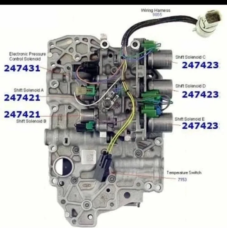 FNR5 Reman Valve Body Solenoids for Ford Fusion / Mazda - FNR5