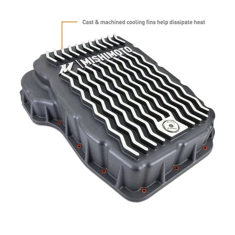 Mishimoto Fits 2007.5 + Ram 6.7L Cummins 68RFE Transmission Pan - Cast - GR image 2
