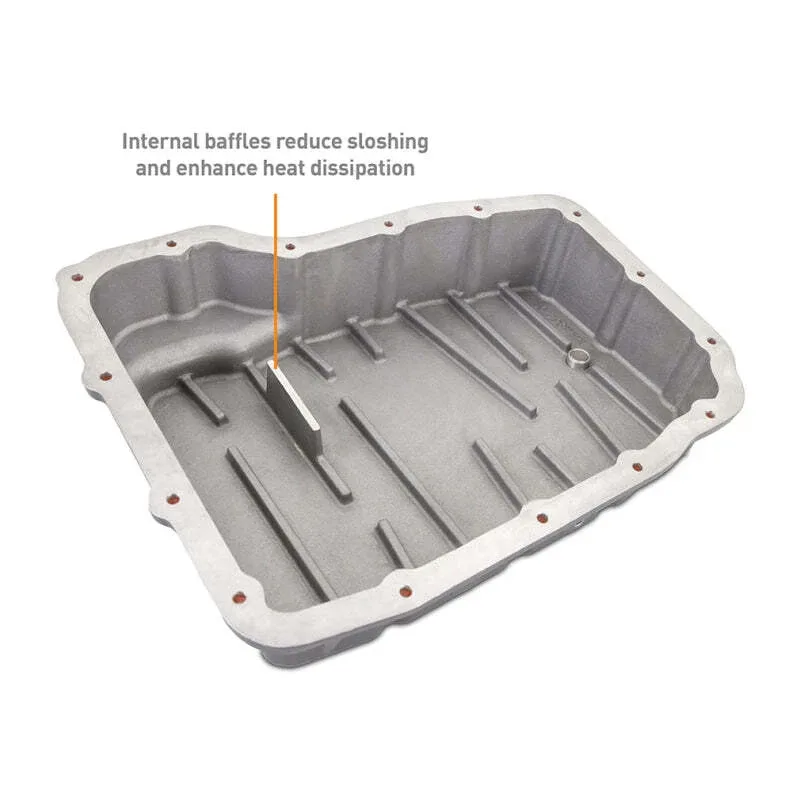 Mishimoto Fits 2007.5 + Ram 6.7L Cummins 68RFE Transmission Pan - Cast - GR image 3