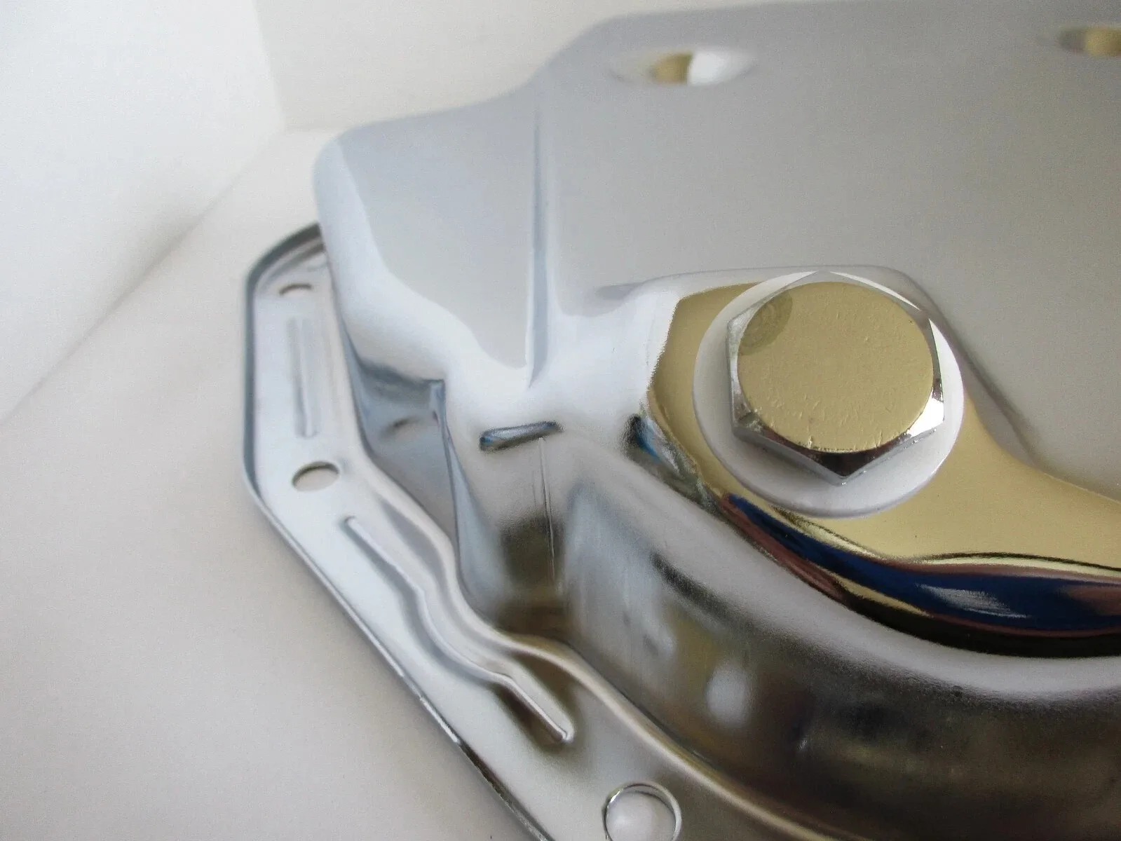 Turbo 400 (TH400) Chrome Transmission Oil Pan — Hot Rod Parts Supply 7493-1 image 3