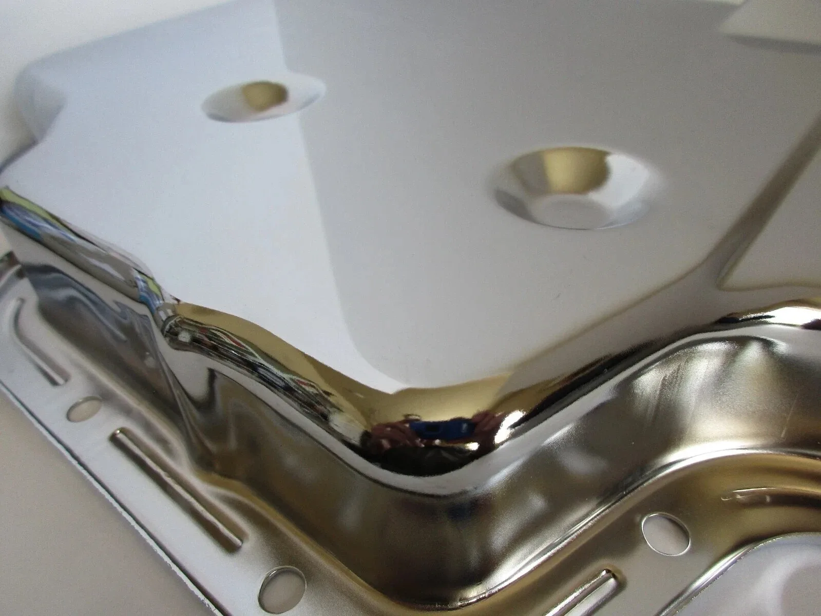 Turbo 400 (TH400) Chrome Transmission Oil Pan — Hot Rod Parts Supply 7493-1 image 4