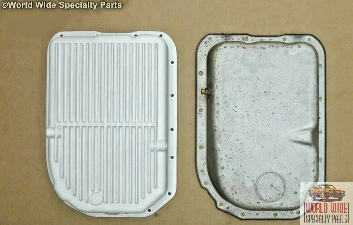 GM 4L80E, 4L85E Deep Transmission Pan, Extra Cap, Cast Aluminum for Cars and H1 image 2