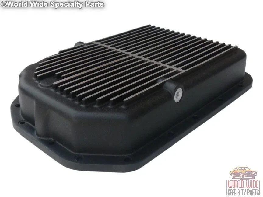 GM 4L80E/4L85E Deep Transmission Pan PML 9313-B - Black Powder Coat