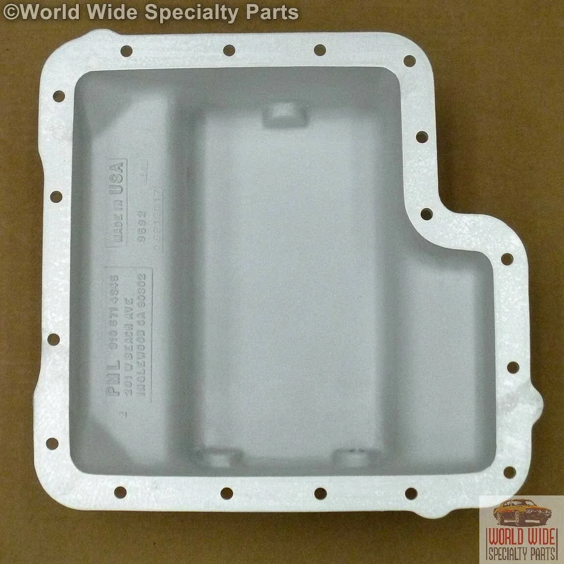 Ford C6 Deep Transmission Pan — Cast Aluminum, +2.5 Qt (PML 9592-AC) image 3