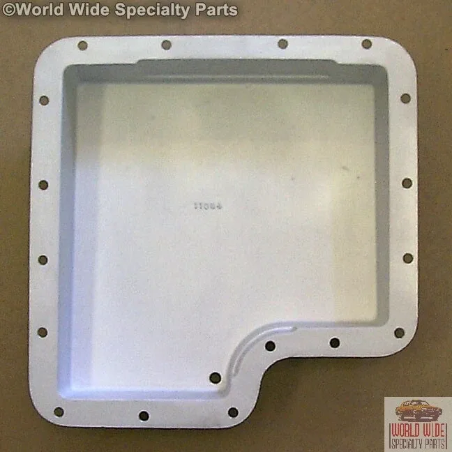 Ford C6 HD Stock Transmission Pan, 1 Quart Extra Capacity, Black Powder Coat image 2