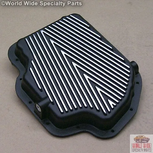 Turbo 400, TH400 HD Transmission Pan, Stock Capacity, Black Powder Coat