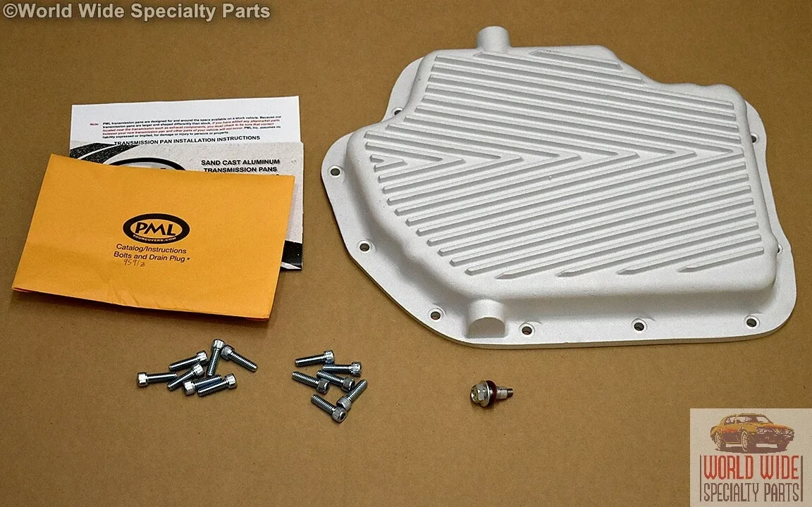 Turbo 400, TH400 HD Transmission Pan, Stock Capacity, Cast Aluminum image 4