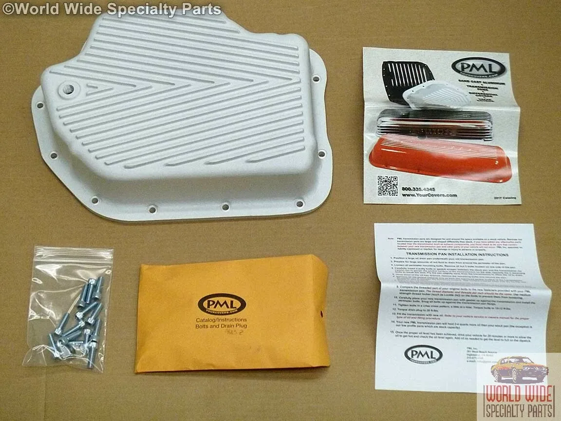 Turbo 400, TH400 HD Deep Transmission Pan, 2 Qts. Extra Cap., Black Powder Coat image 3