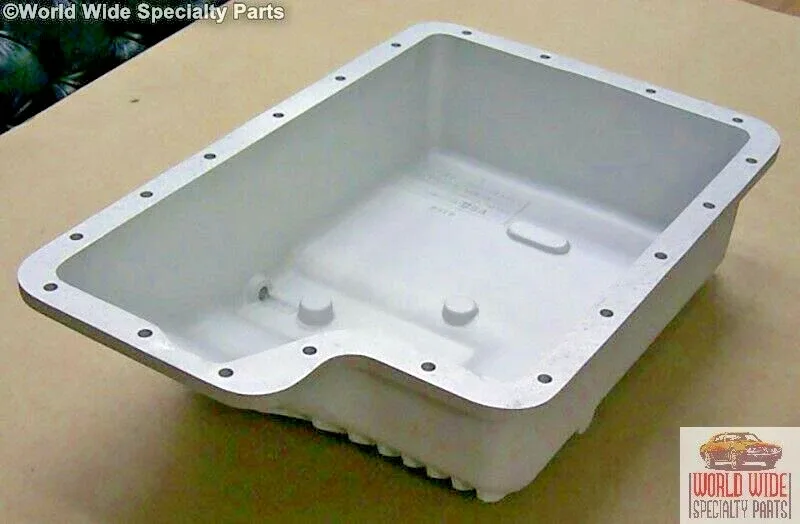 Ford 5R110 Deep Transmission Pan, Extra Capacity 2003-2008, Black Powder Coat image 2