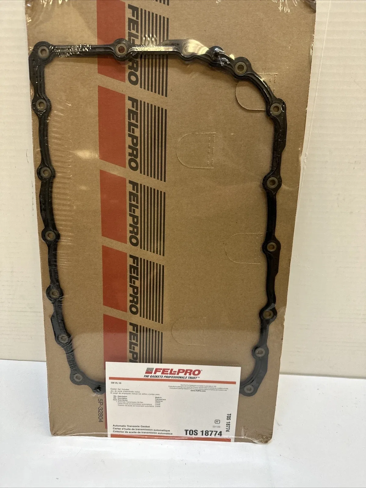FEL-PRO Transmission Oil Pan Gasket Part TOS18774 New image 3