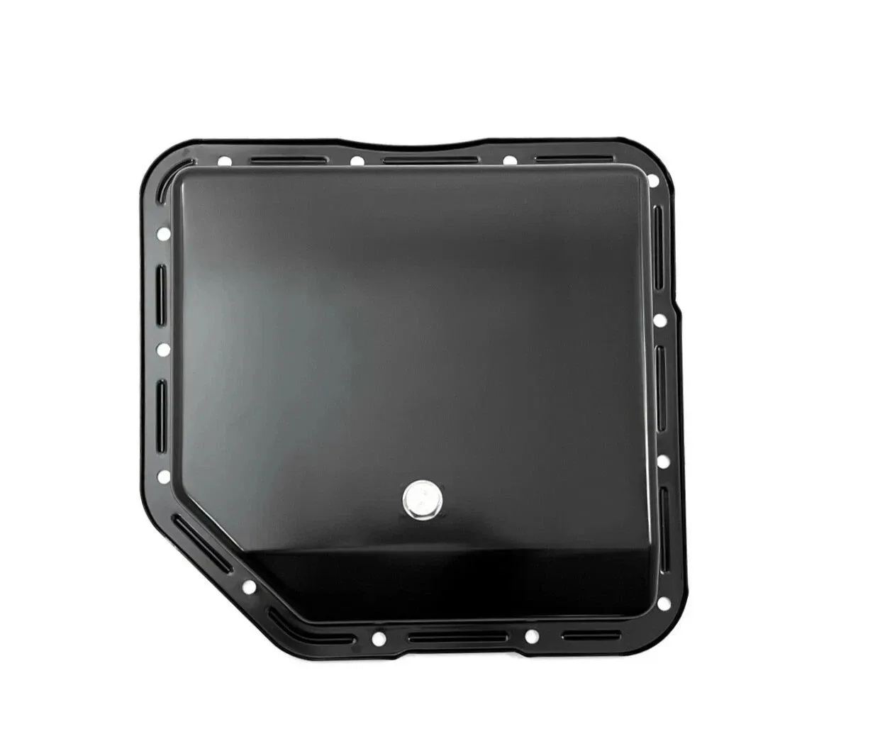 GM Turbo 350 Transmission Pan TH350 Steel Stock 2" Depth Chevy Hot Rod Black