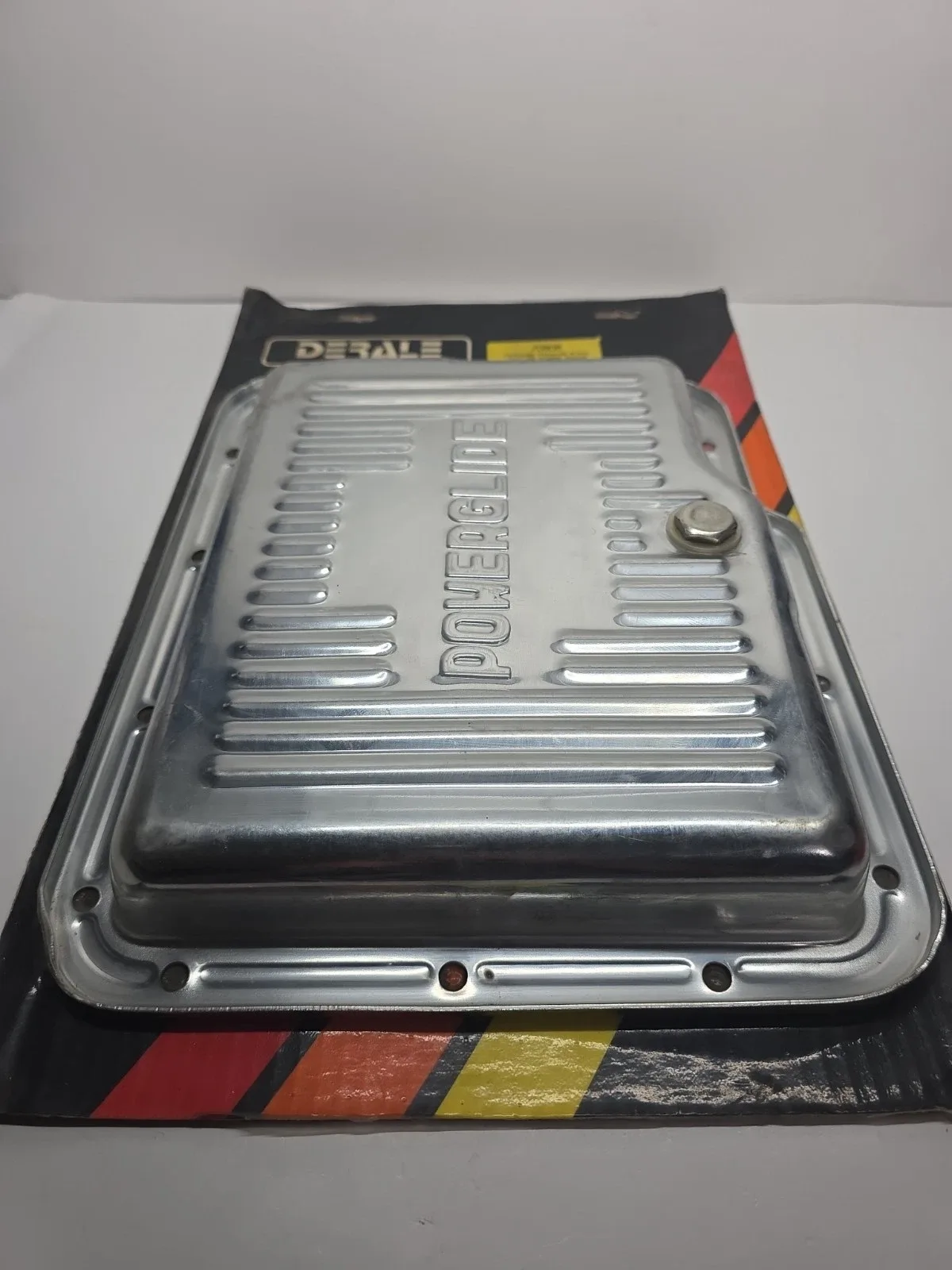 Derale MPN 70808 Chrome GM Powerglide Transmission Oil Pan (NOS) image 4