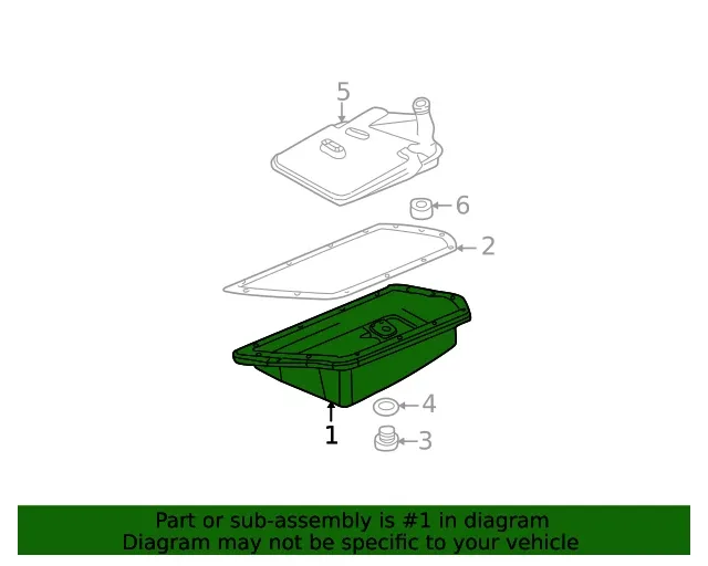 Genuine Mini Transmission Oil Pan 24-11-7-564-341 image 2
