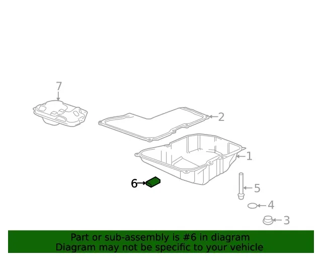 Mini Transmission Oil Pan Magnet MPN 24-11-1-206-468 image 2
