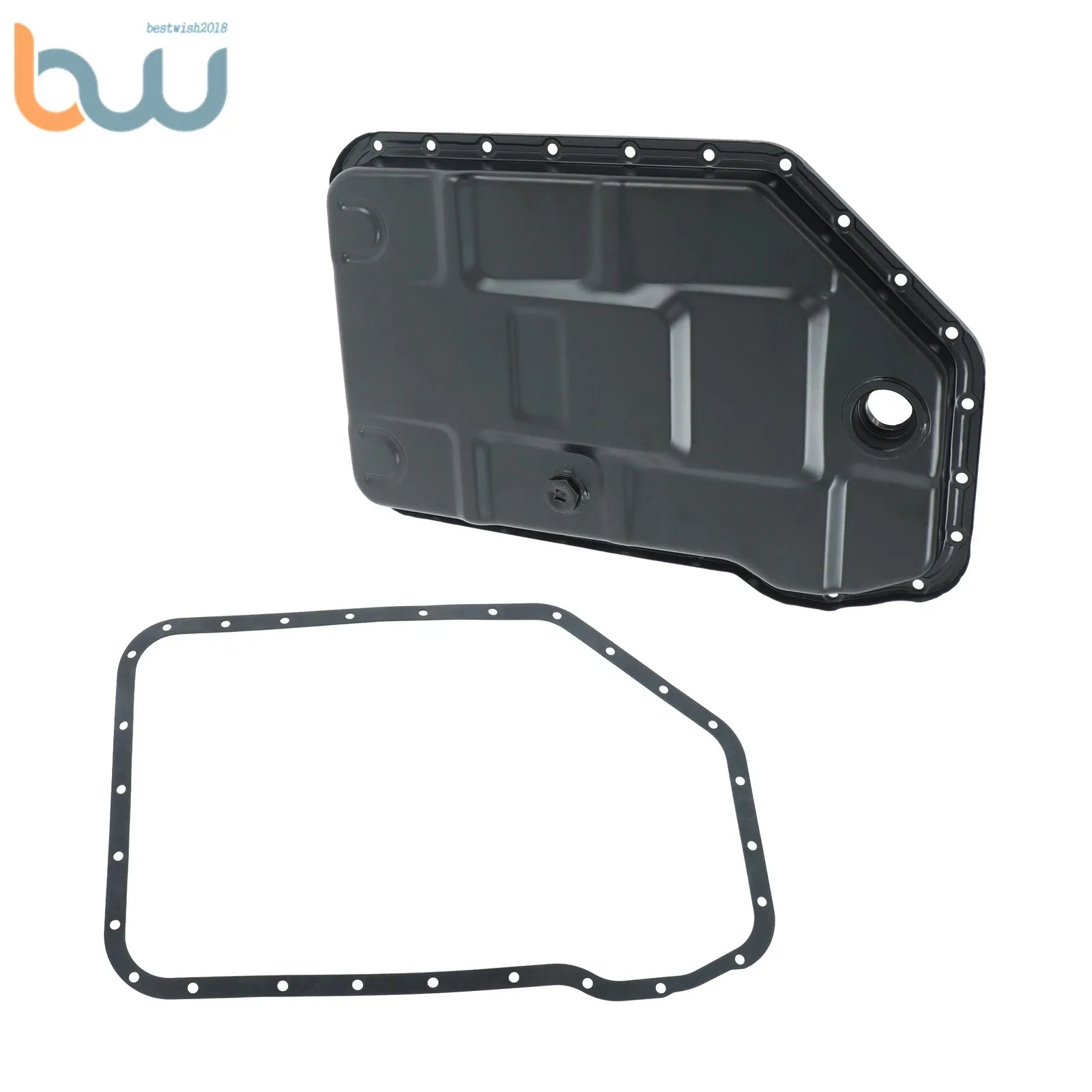 Transmission Oil Pan w/ Drain Plug & Gasket For Audi A4 A8 Quattro Allroad 96-05