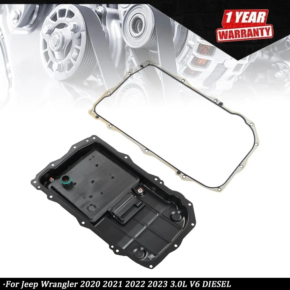 For Jeep Wrangler 2020 2021 2022 2023 3.0L V6 DIESEL Transmission Oil Pan