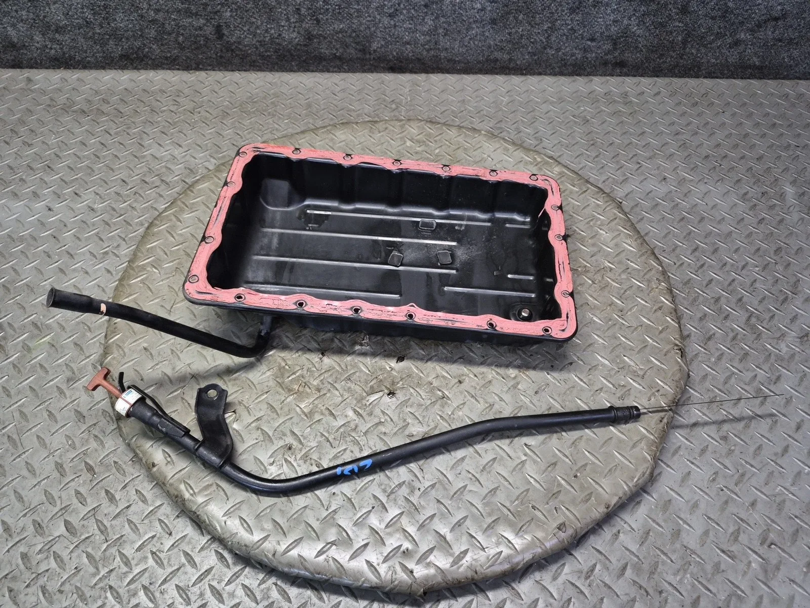 01-05 LEXUS IS300 A650E A/T AUTO TRANSMISSION OIL PAN W DIP STICK SET OEM