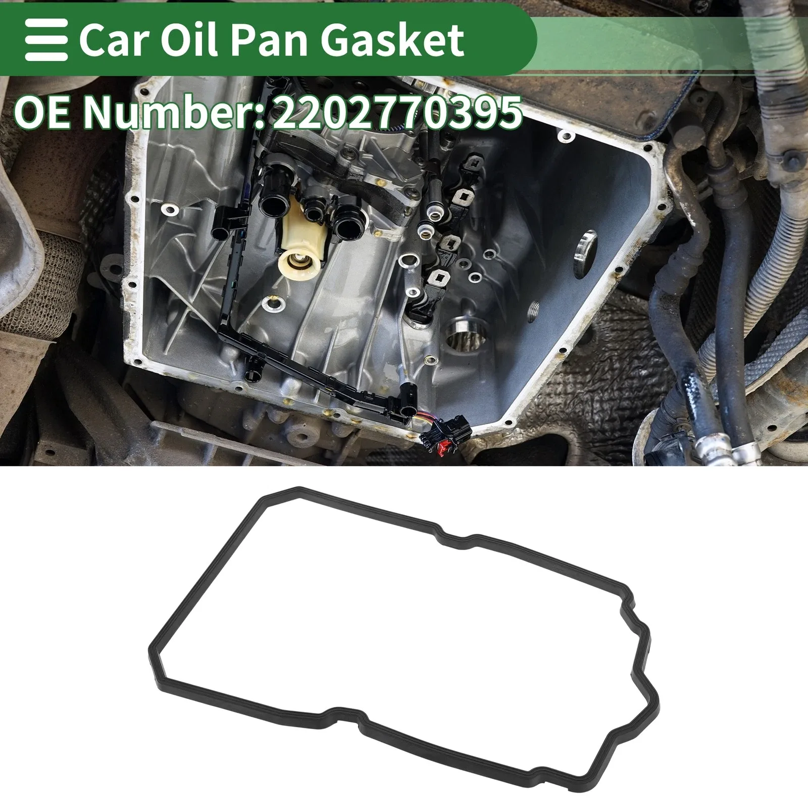 Mercedes-Benz Oil Pan Gasket 2202770395 — fits C300/C350/C63/CL500/CL63/CLK550/CLK63/E500 (2004–2012)