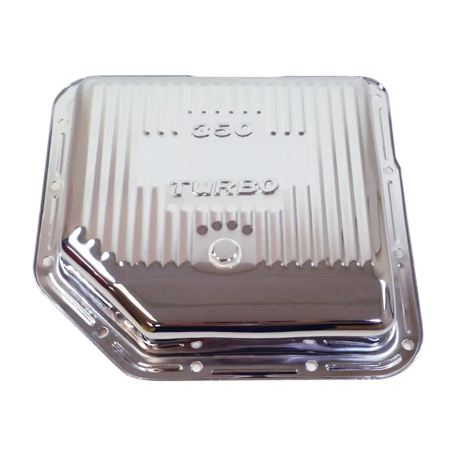 Bandit 9122 Chrome Finned Transmission Oil Pan for Chevy TH350
