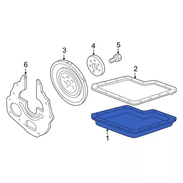 1998-2006 Ford Ranger/Explorer/Sport Trac/Mountaineer Transmission Oil Pan F69Z-7A194-BA image 2