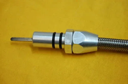PowerGlide Power Glide Flexible Oil Pan Dipstick Aluminum Stainless Steel image 3