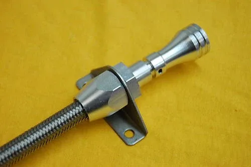 PowerGlide Power Glide Flexible Oil Pan Dipstick Aluminum Stainless Steel