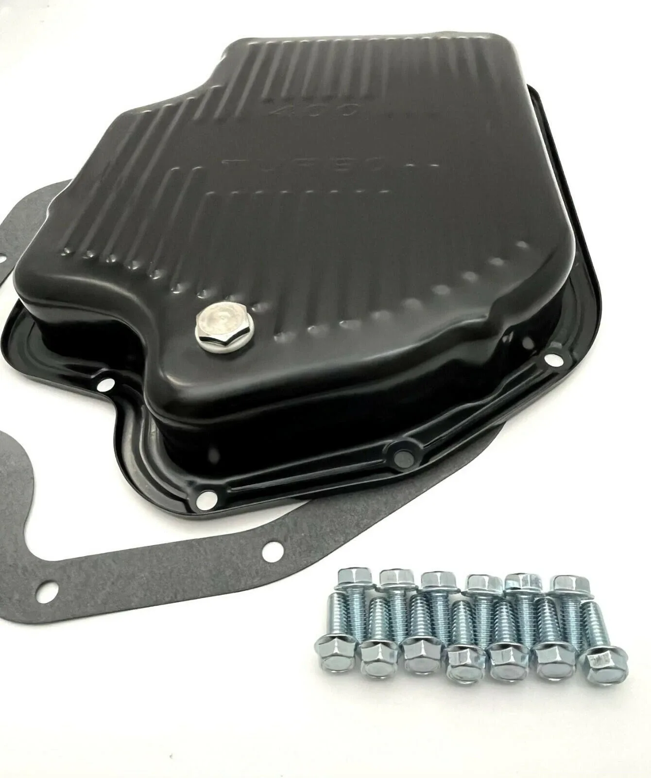 SPP SPP-R400-B Oil Pan for GM TH400 (Turbo 400) Transmission - Black image 2