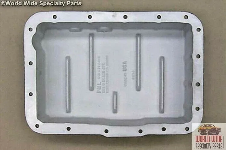 Ford A4LD, 4R44E, 5R44E, 4R55E, 5R55E Deep Transmission Pan, Cast Aluminum image 2