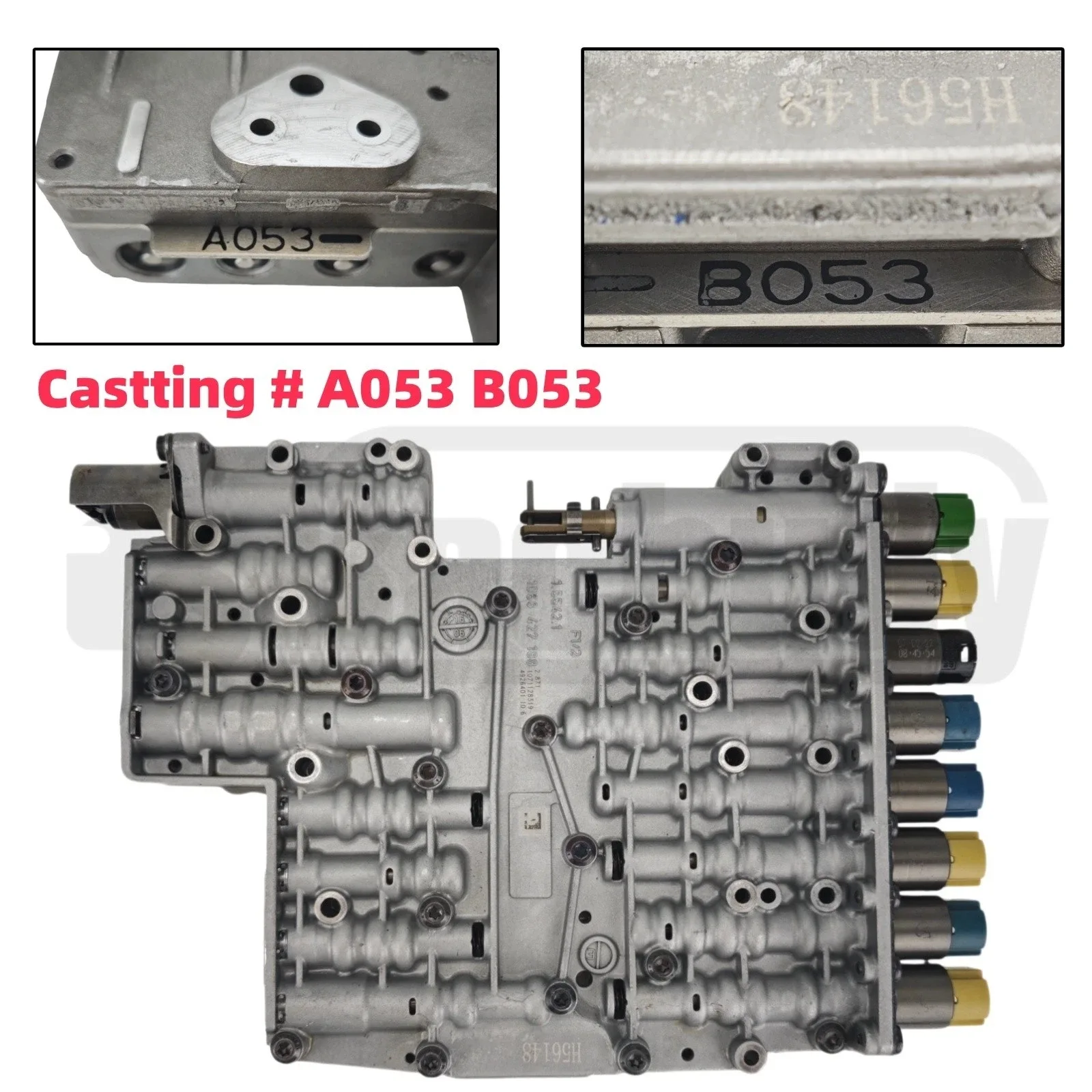 ZF 6HP Valve Body Casting A053/B053 with 9 Solenoids image 2