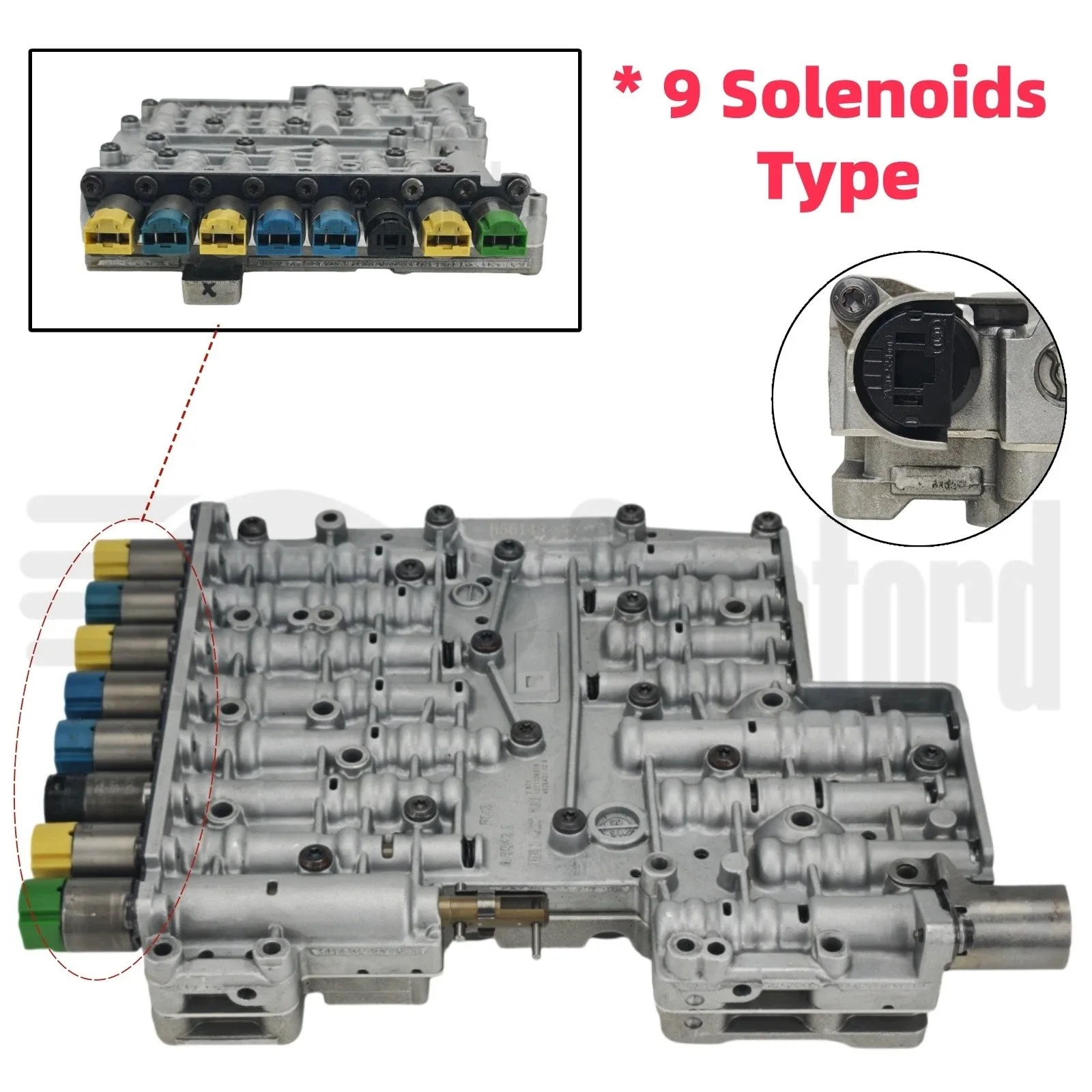 ZF 6HP Valve Body Casting A053/B053 with 9 Solenoids image 3