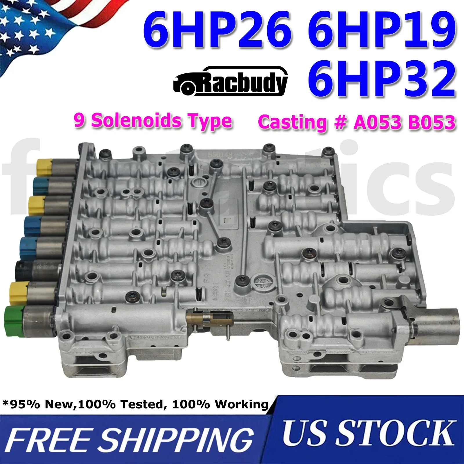 ZF 6HP Valve Body Casting A053/B053 with 9 Solenoids