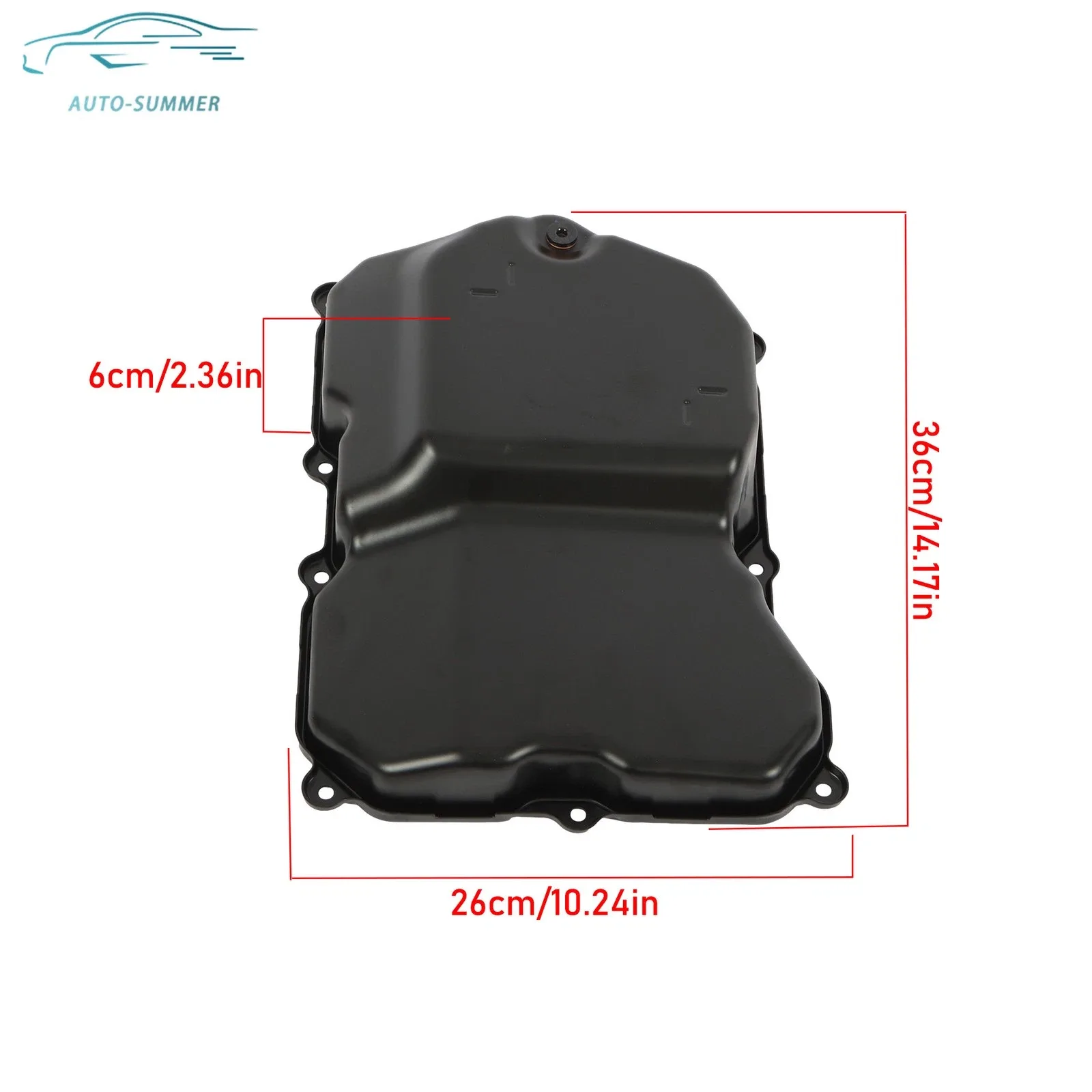 Transmission Oil Pan w/ Gasket For VW Beetle Tiguan Audi Q3 Auto 6 Speed Trans image 4