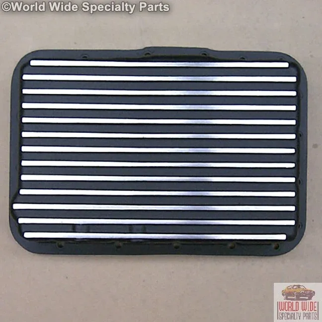 Ford A4LD, 4R44E, 5R44E, 4R55E, 5R55E Deep Transmission Pan, Black Powder Coat