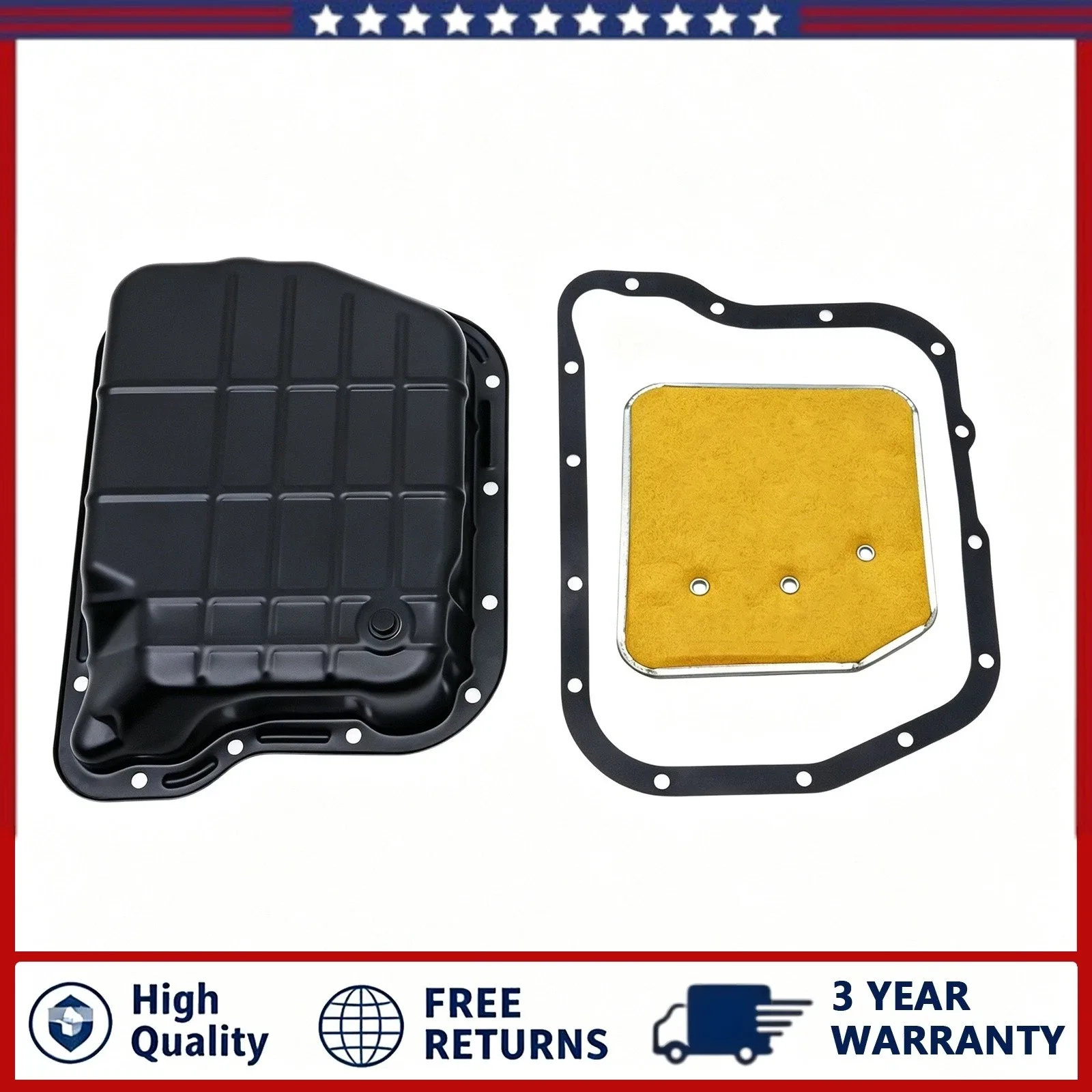 Transmission Oil Pan Filter Set Fit Jeep Dodge 90-97 A518 A618 46RH 46RE 47RE image 2