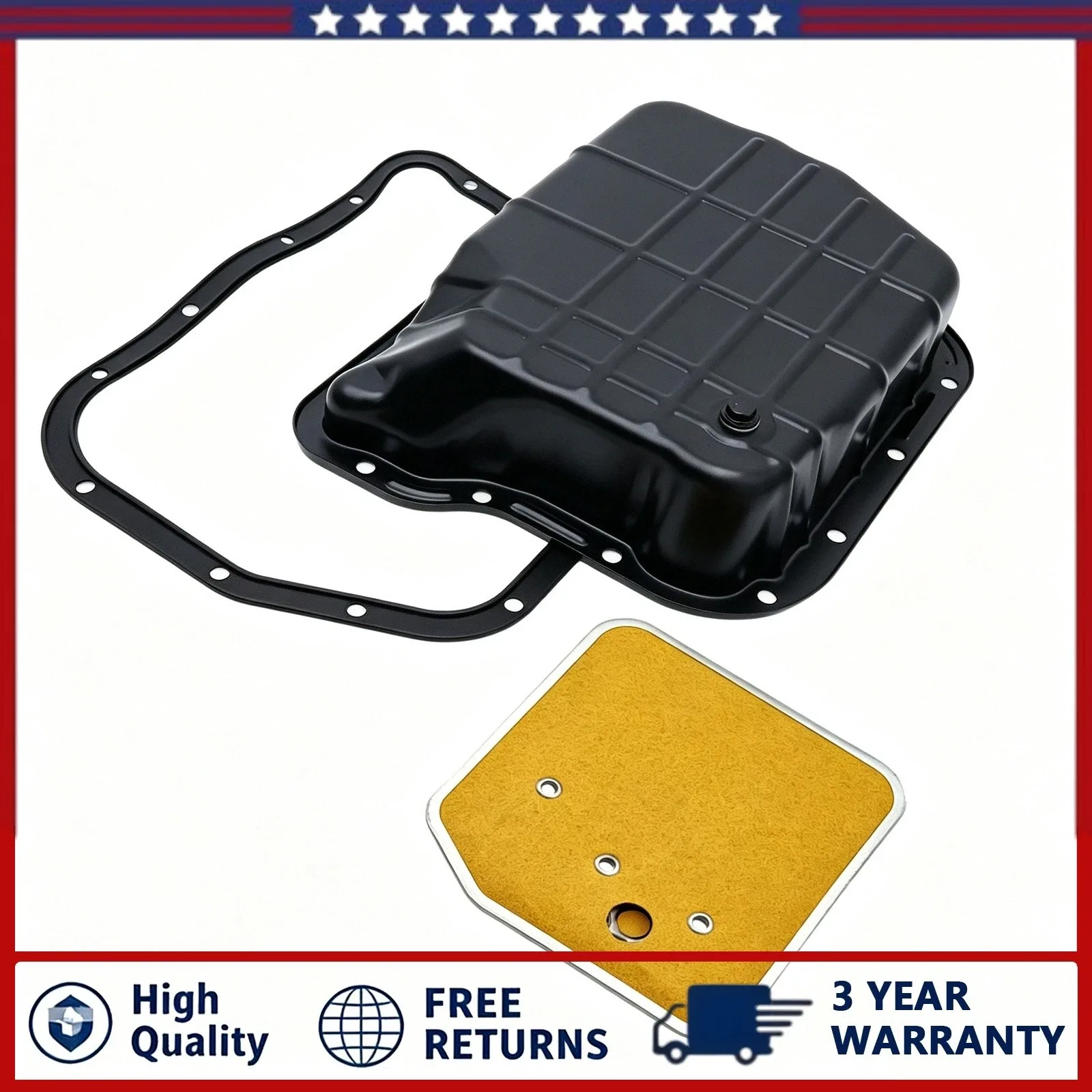 Transmission Oil Pan Filter Set Fit Jeep Dodge 90-97 A518 A618 46RH 46RE 47RE image 3