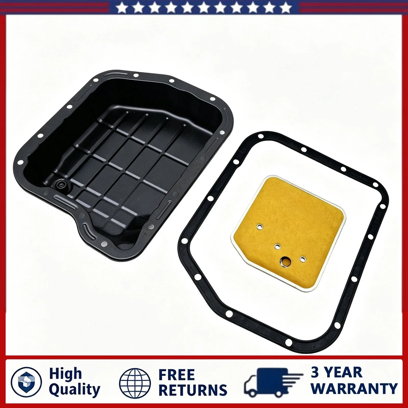 Transmission Oil Pan Filter Set Fit Jeep Dodge 90-97 A518 A618 46RH 46RE 47RE
