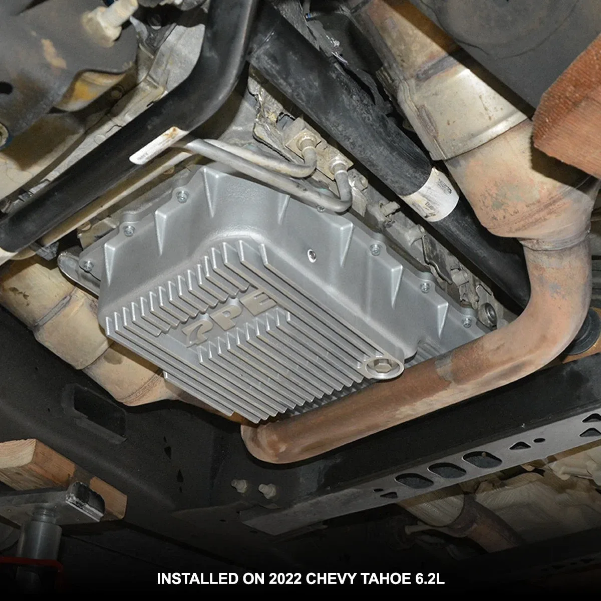PPE 128051310 Deep Cast Aluminum Transmission Pan Brushed for 19-22 GM w/10L80 image 2