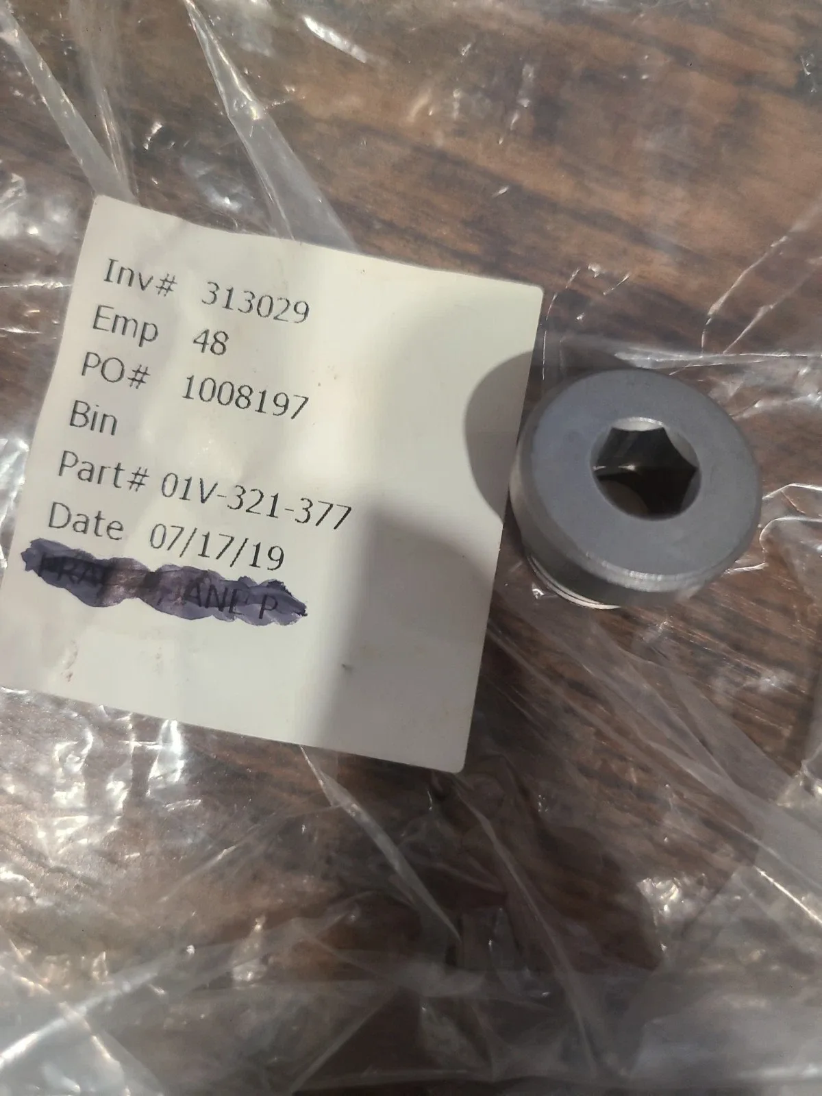 Automatic Transmission Oil Pan Drain Plug #01V-321-377 For Audi