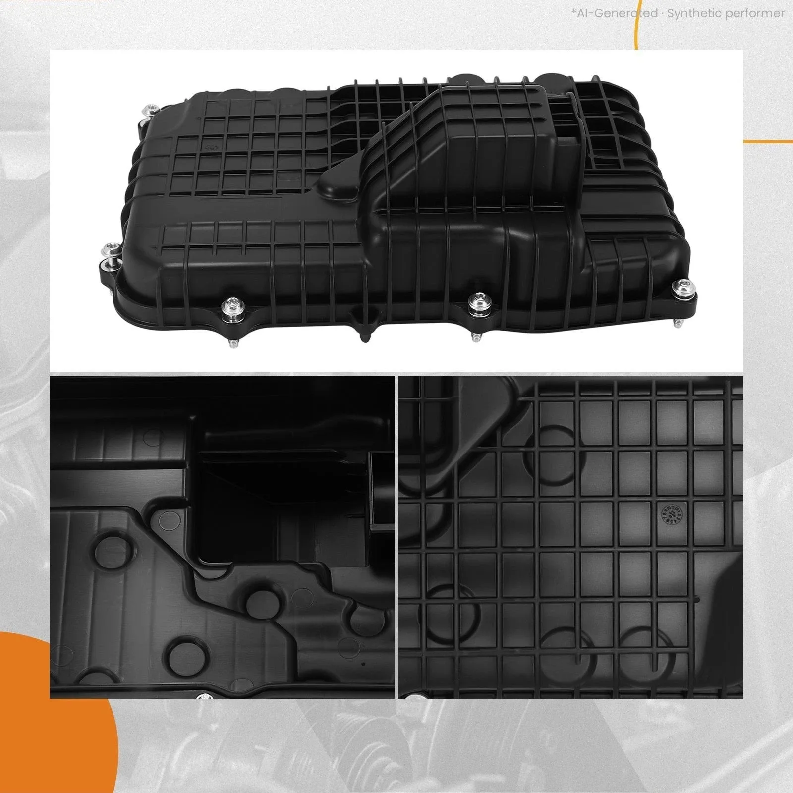Transmission Fluid Oil Pan for Fiat 500L L4 2015-2020 4752951AA Plastic image 3
