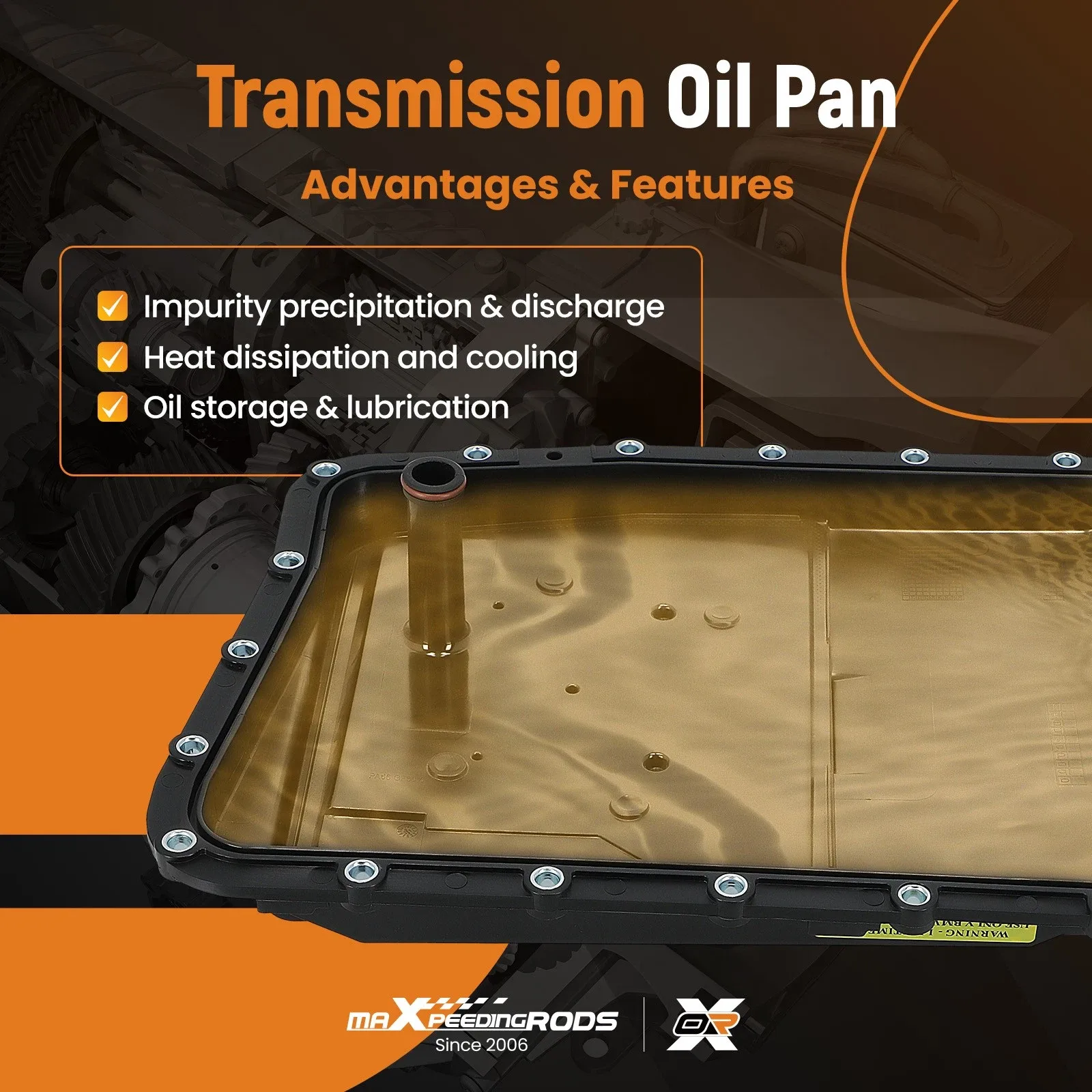 Trans Pan Assembly for Jaguar XKR-S 2012 TED500010 Complete Kit image 4