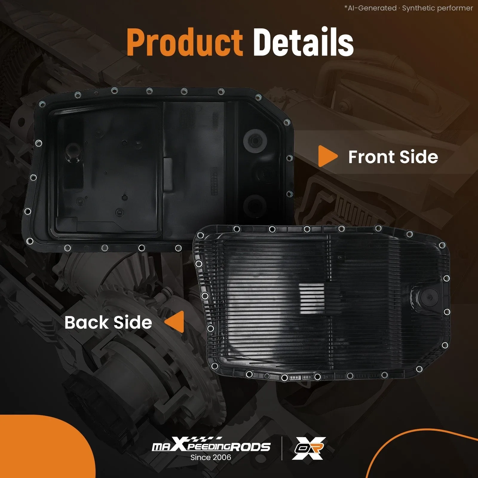 Auto Transmission Oil Pan For BMW 335d 550i X5 X6 Land Rover LR4 24117571227 image 2