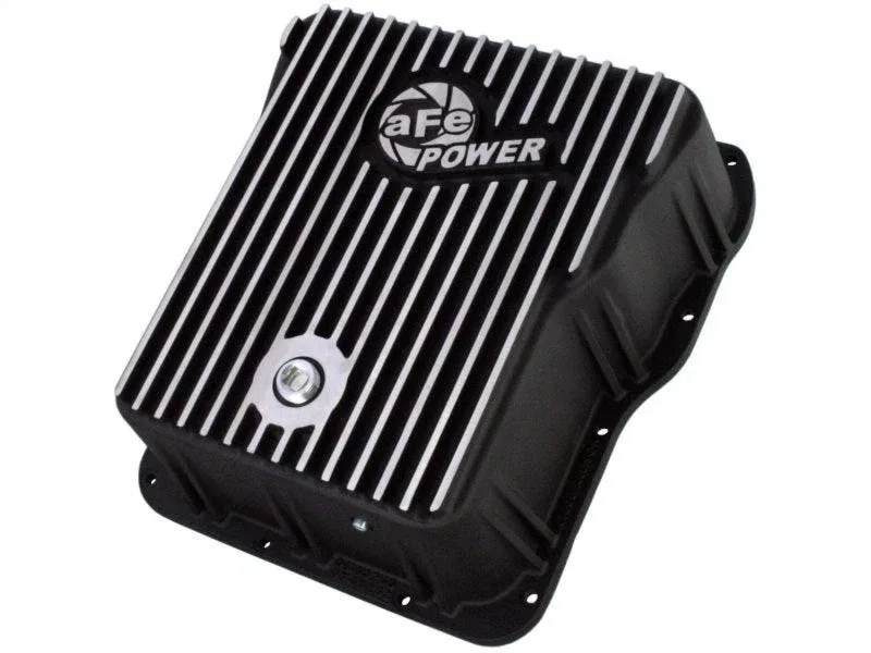 aFe Power Cover Trans Pan Machined Trans Pan Fits GM Diesel Trucks 01-12 V8-6.6L