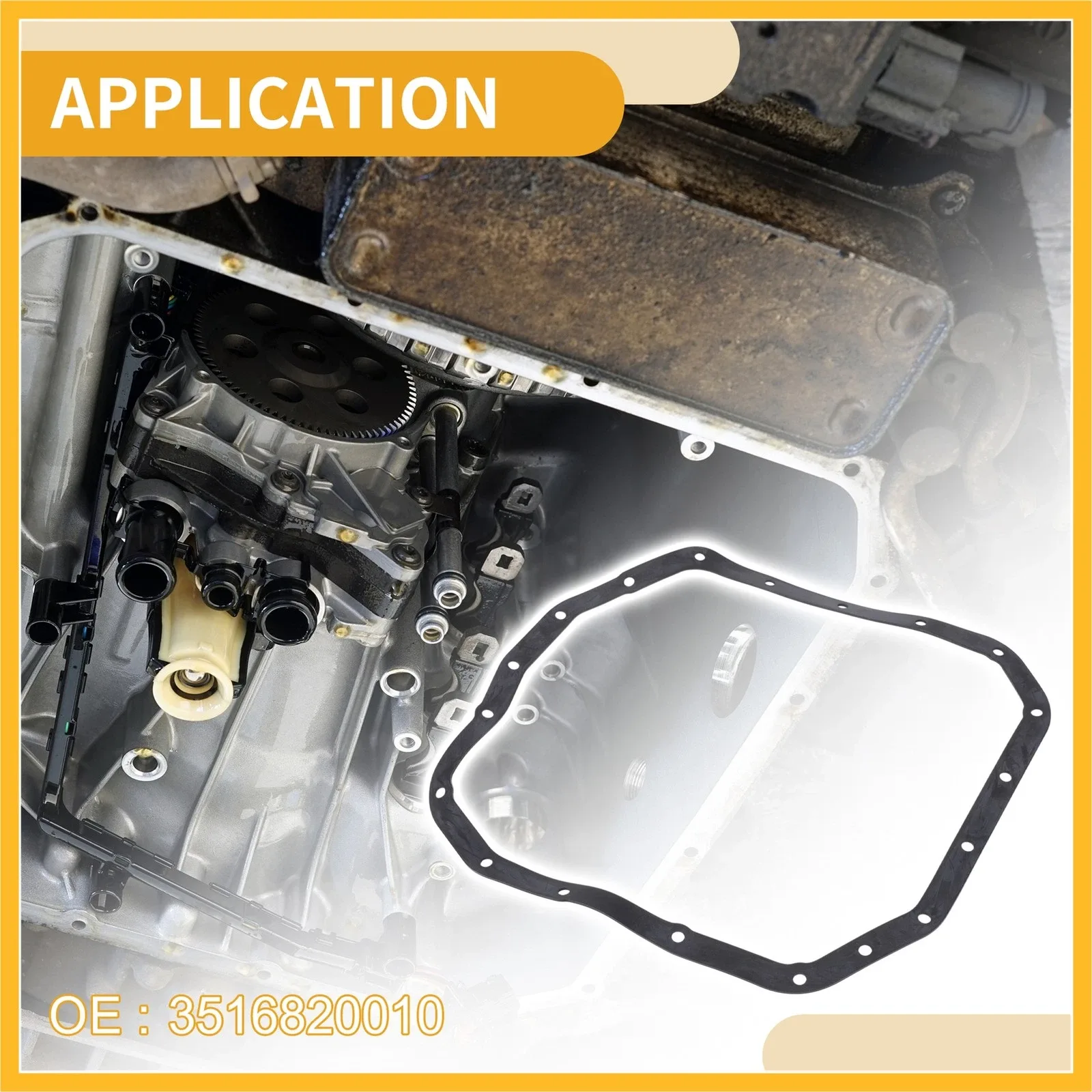 No.3516820010 Auto Transmission Filter Oil Pan Gasket For Toyota RAV4 III 05-13 image 4