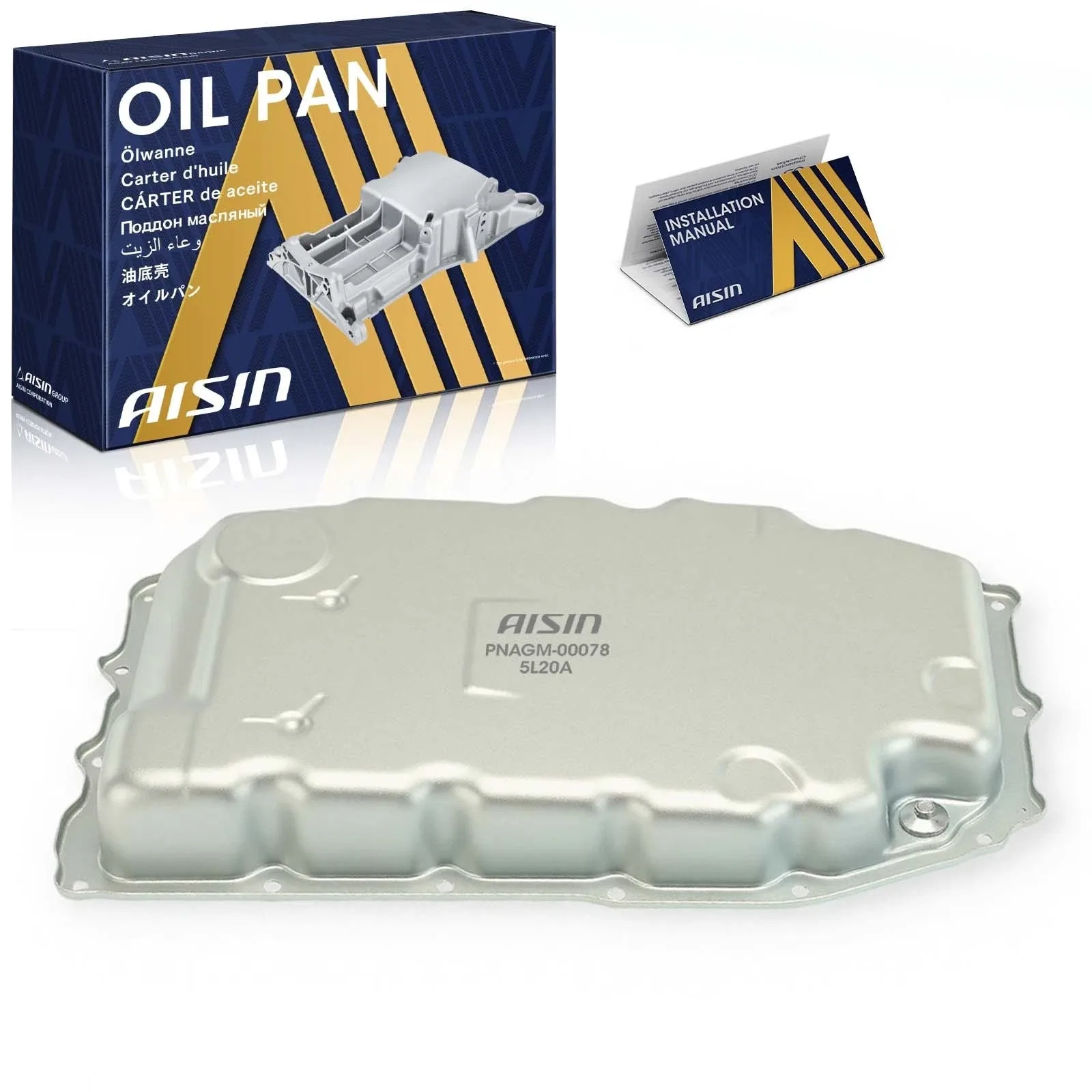 AISIN PNAGM-00078 Transmission Oil Pan for Cadillac CTS ATS CT6 CT4 2016-2023